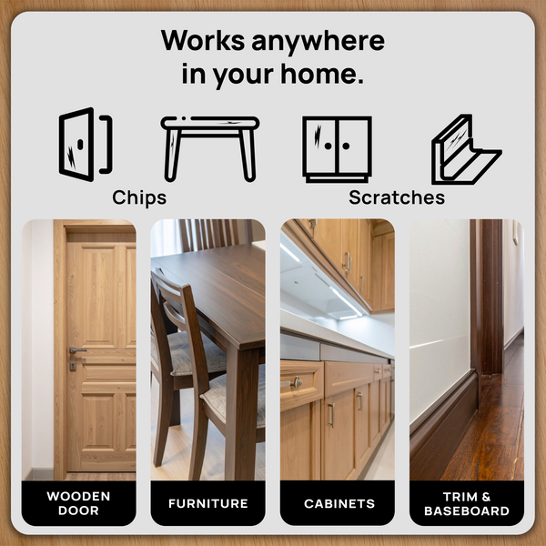 Spot Wood Finish Repair – Clear Coat 2-Pack (Gloss + Matte) | Step 2 Sealer for Scratch Repairs | Use with Spot Touch-Up Paint for Matching Sheen