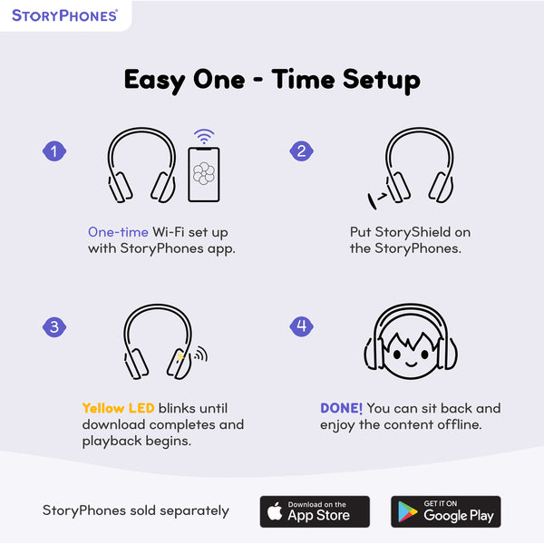 StoryShield by ONANOFF, Screen Free Audio Story for StoryPhones